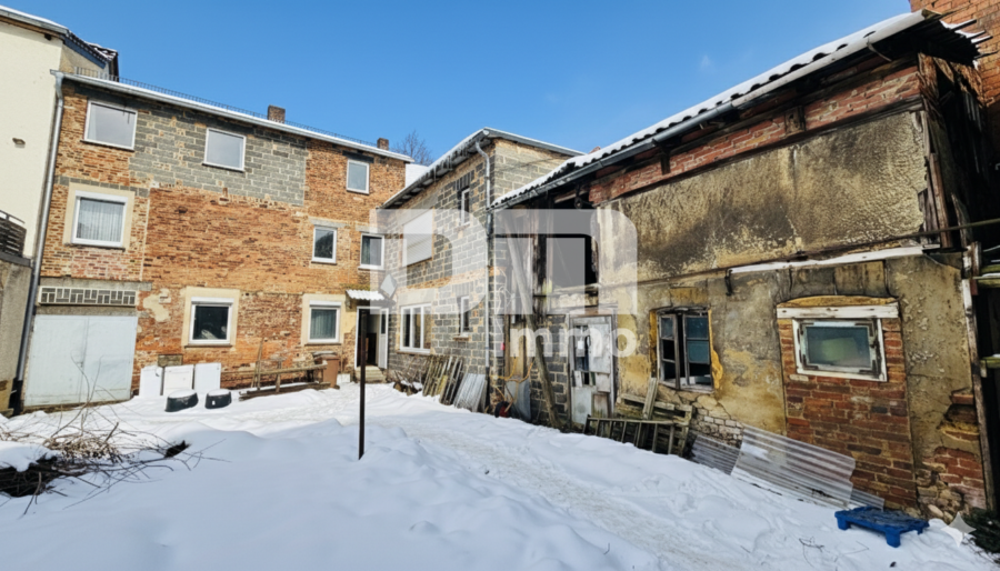 (R)eserviert!Wohn- und Gewerbeensemble + 3 Nebengebäude auf großem Grundstück - Innenhof / Nebengebäude 1